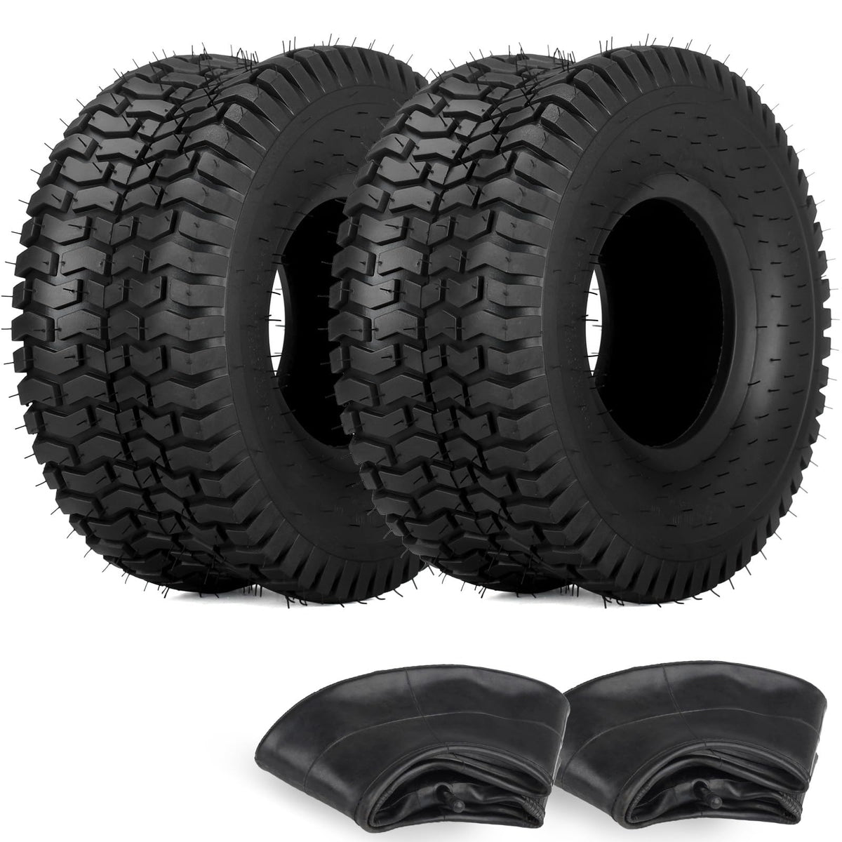 15x6.00-6 Tire and Inner Tube Set, 2 Pack O828