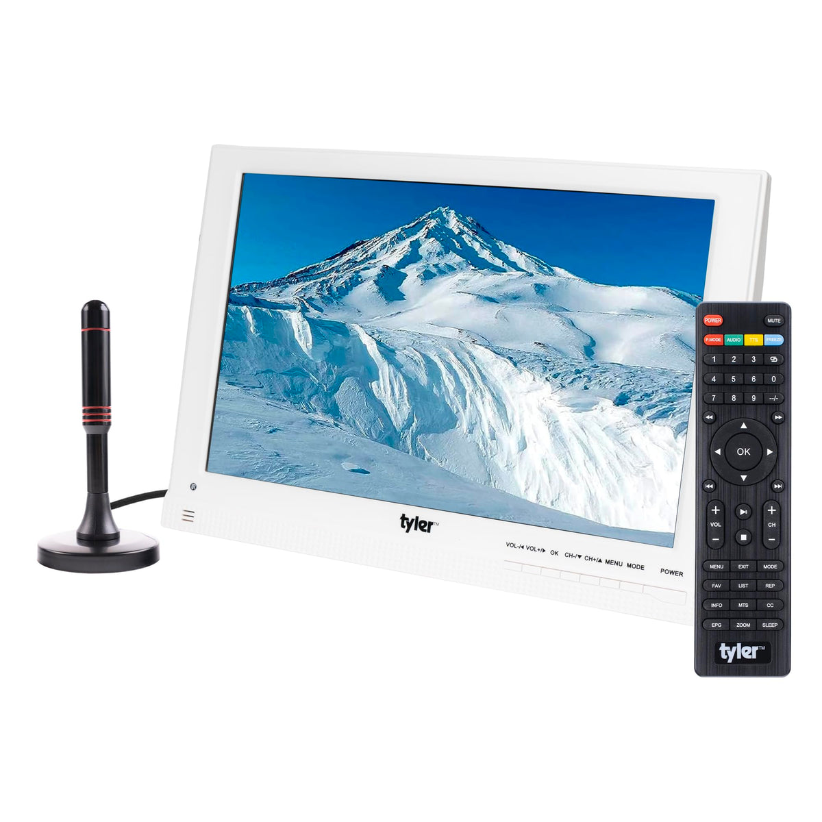 13.3” Portable TV LCD Monitor 1080P Rechargeable Lithium Battery O70872