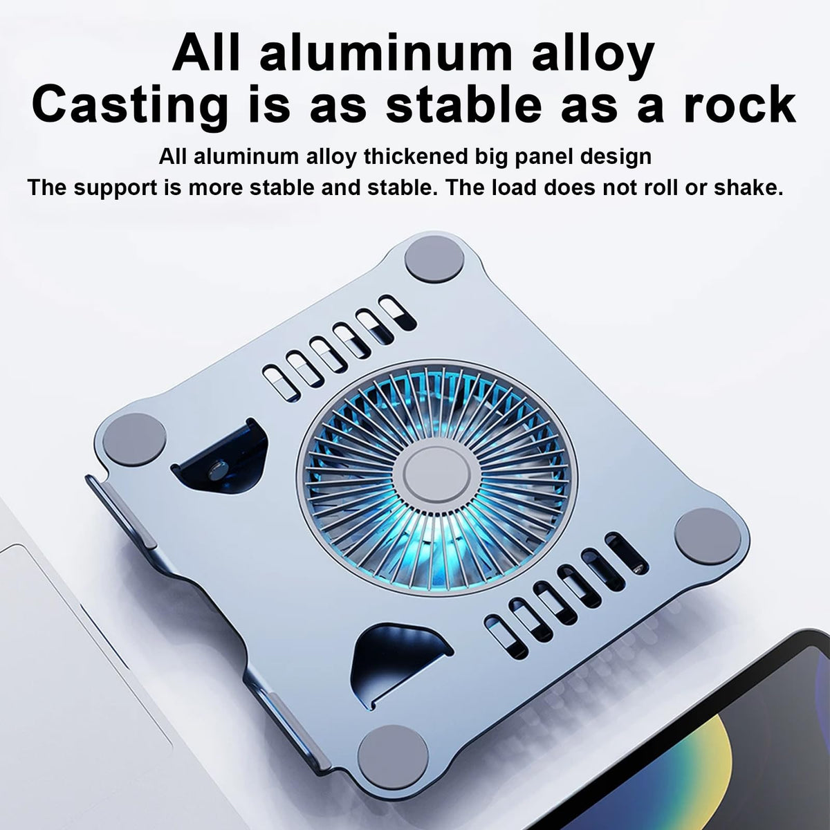 Laptop Cooling Pad Stand Blue & Gray I164251