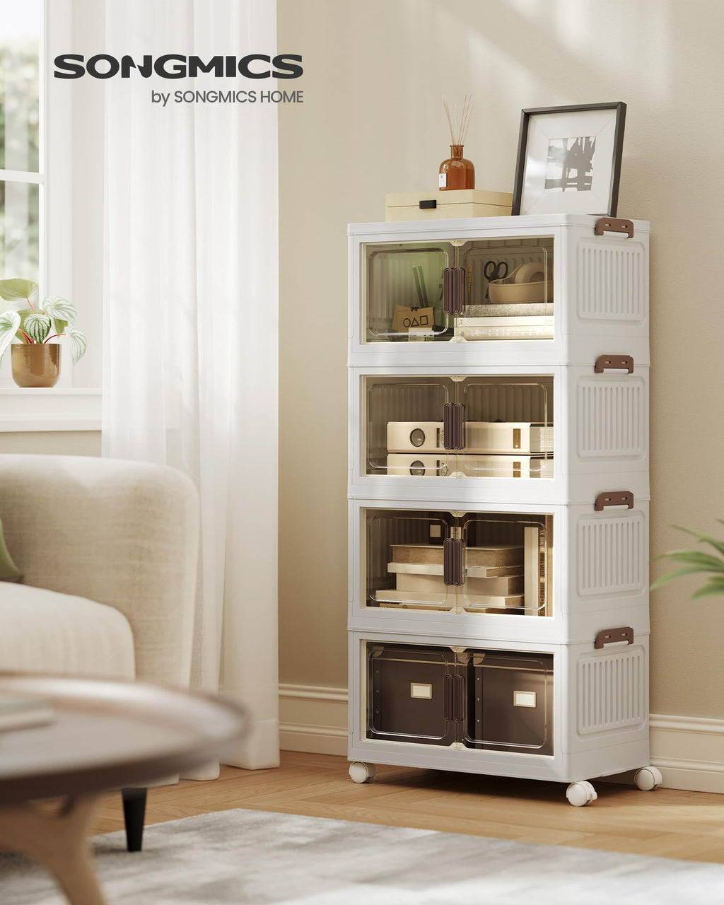 48QT Stackable Storage Bins with Lid Z8545