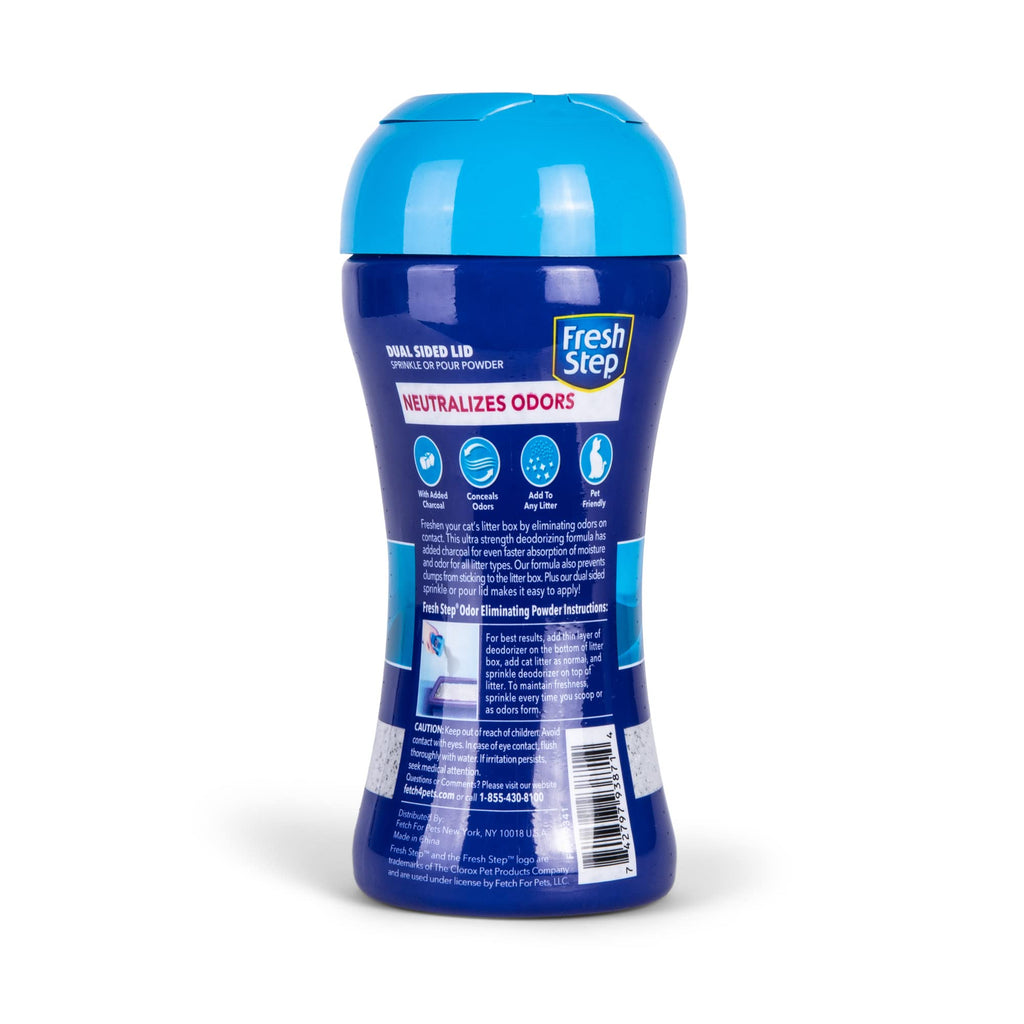Charcoal Odor Eliminating Cat Litter Box Powder, 15 Oz, 2-Pack R3933