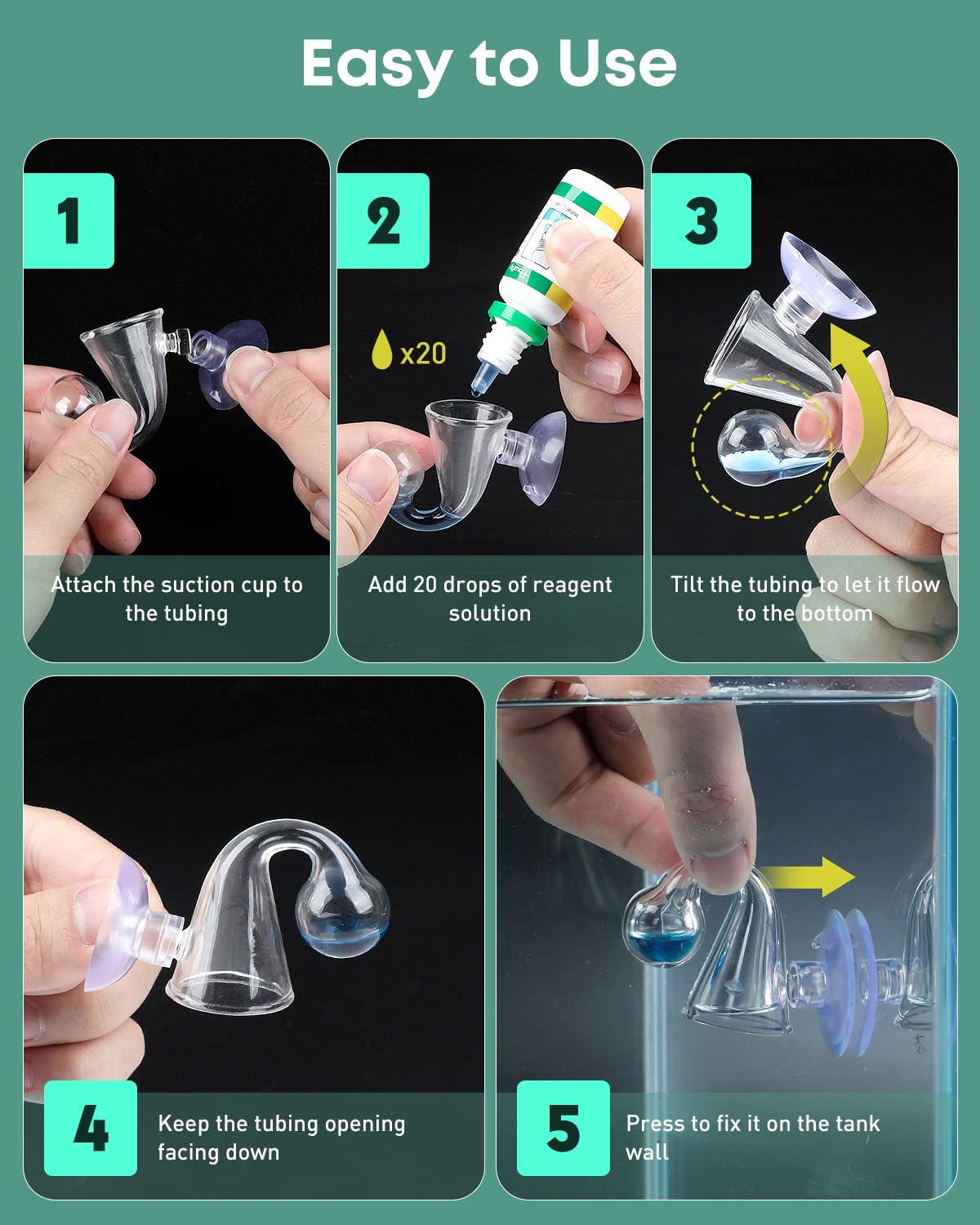 Glass CO2 Drop Checker for Aquarium A270