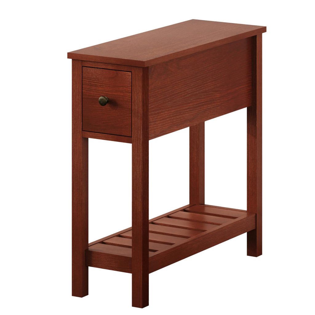 Narrow Side Table with Drawer Set of 2 M860722