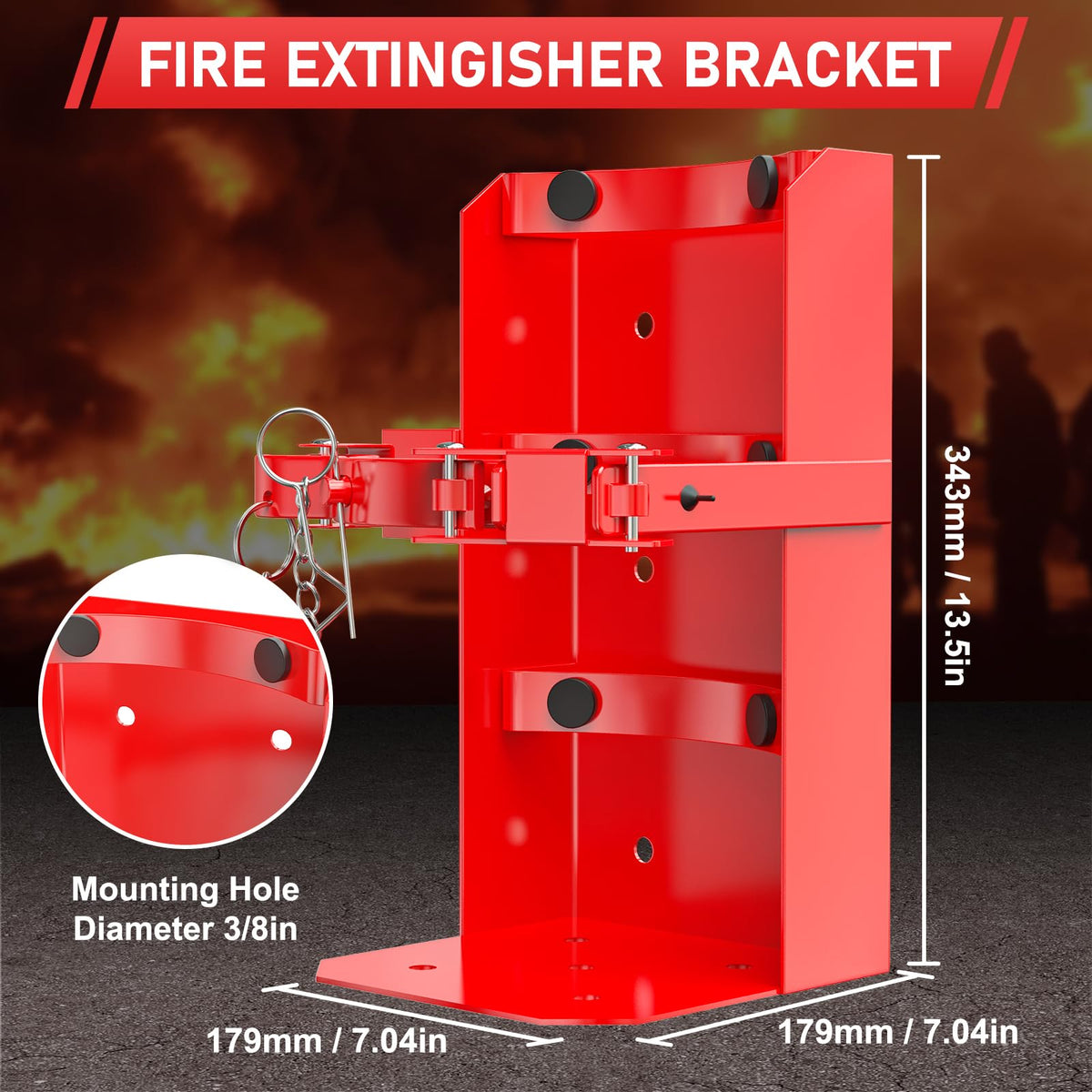 Heavy Duty Fire Extinguisher Mount M771337