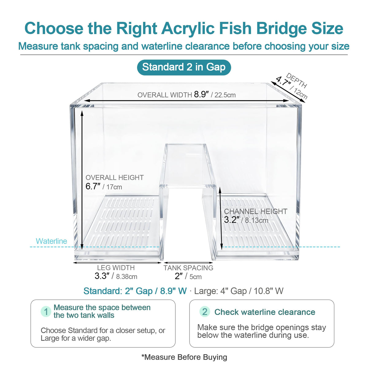 Aquarium Bridge Fish Tank Kit N5438