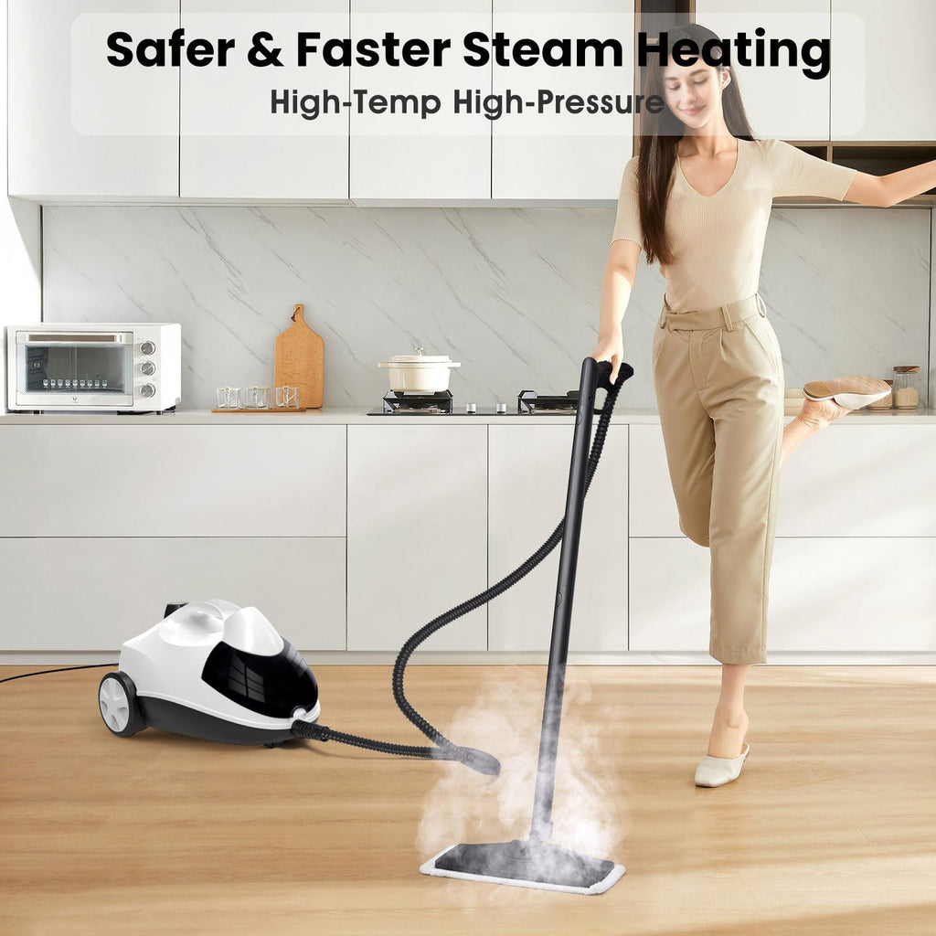 1.5L 6-in-1 Steam Cleaner with 8 Accessories Z416