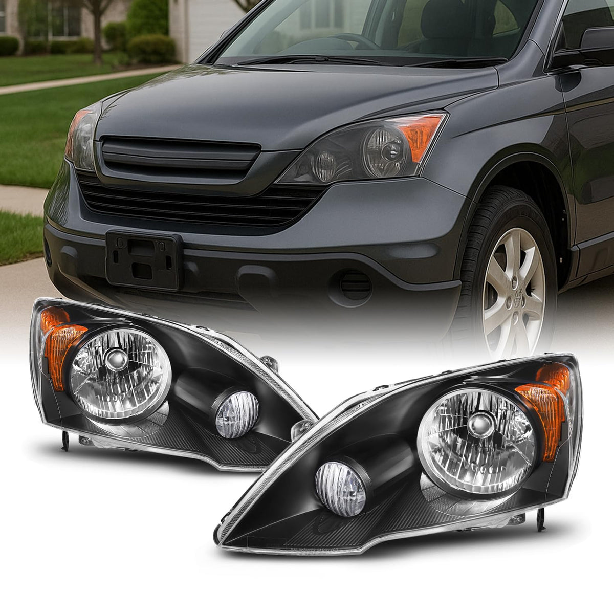 Black Headlights Pair X831