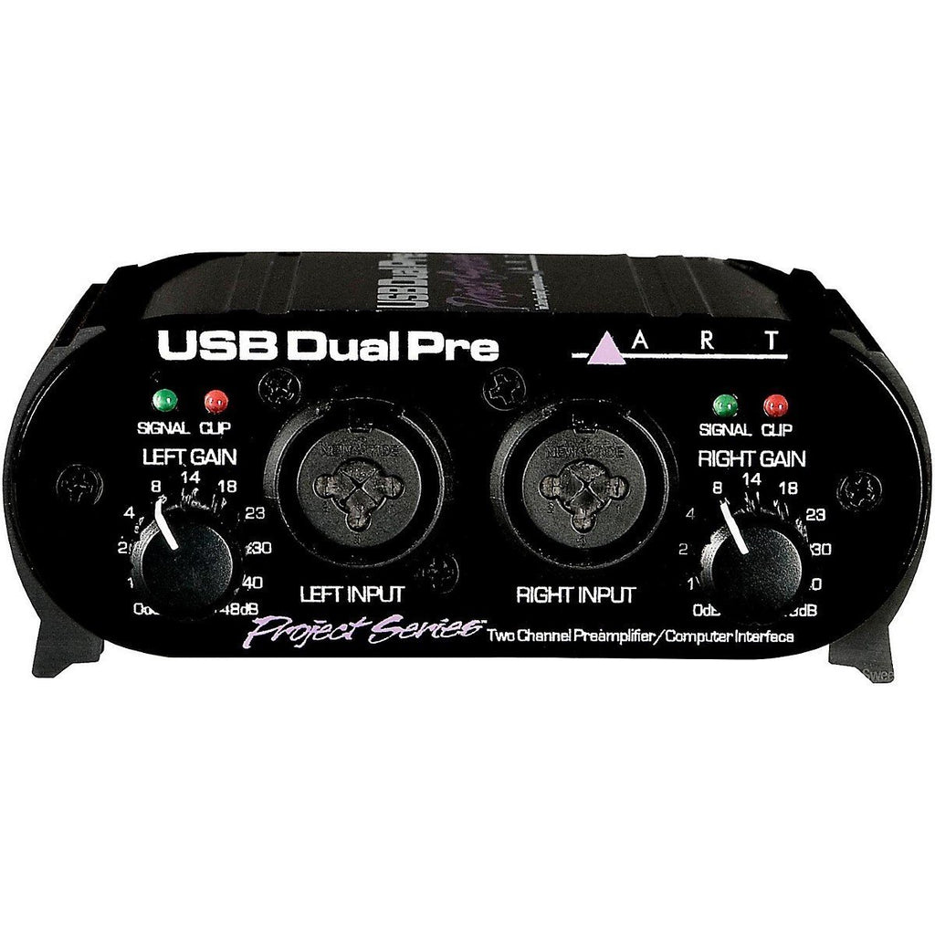 USB Dual Pre Two Channel Preamplifier/Computer Interface, Black H7356