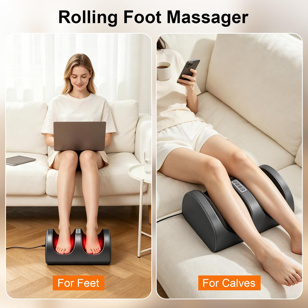Shiatsu Neck Back Massager with Foot Massager H6593