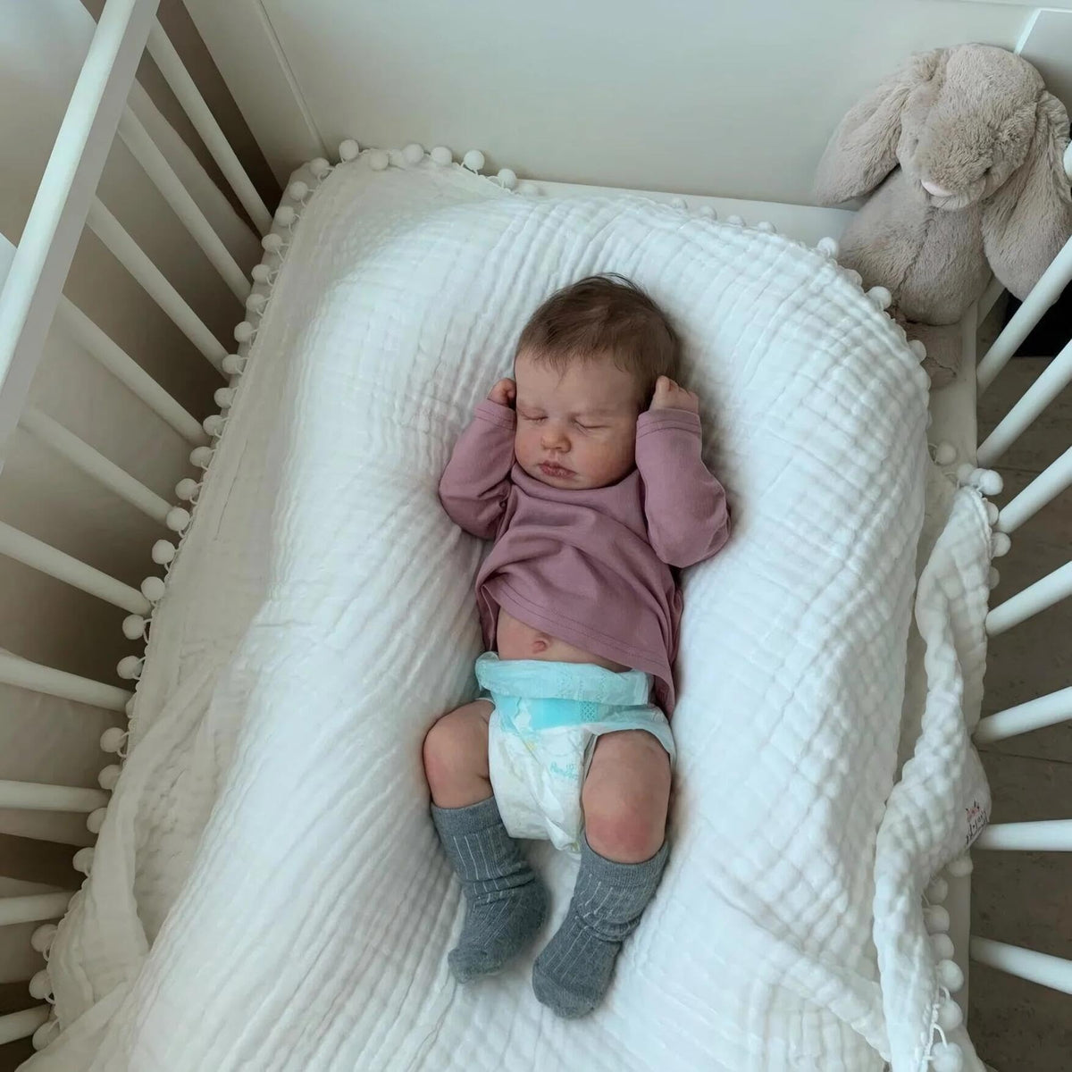 20 Inch Realistic Silicone Reborn Baby Doll Boy with Rooted Hair O1551