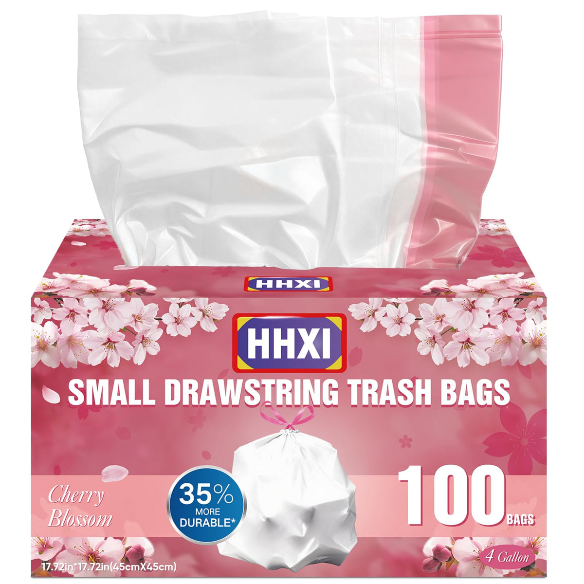 4 Gallon Scented Trash Bags with Drawstring A4418