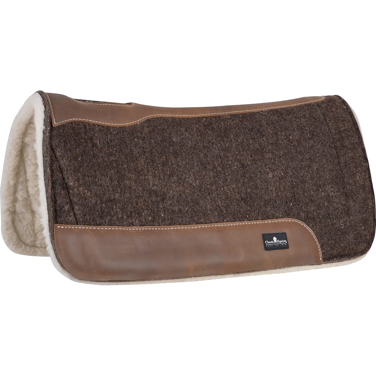 Blended Felt Saddle Pad with Fleece Bottom A28089