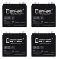 6V 210AH Dual Terminal SLA Deep Cycle Battery 4 Pack A267