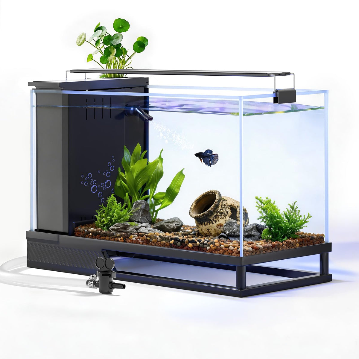 4 Gallon Aquarium Kit with Bottom Drainage L18989