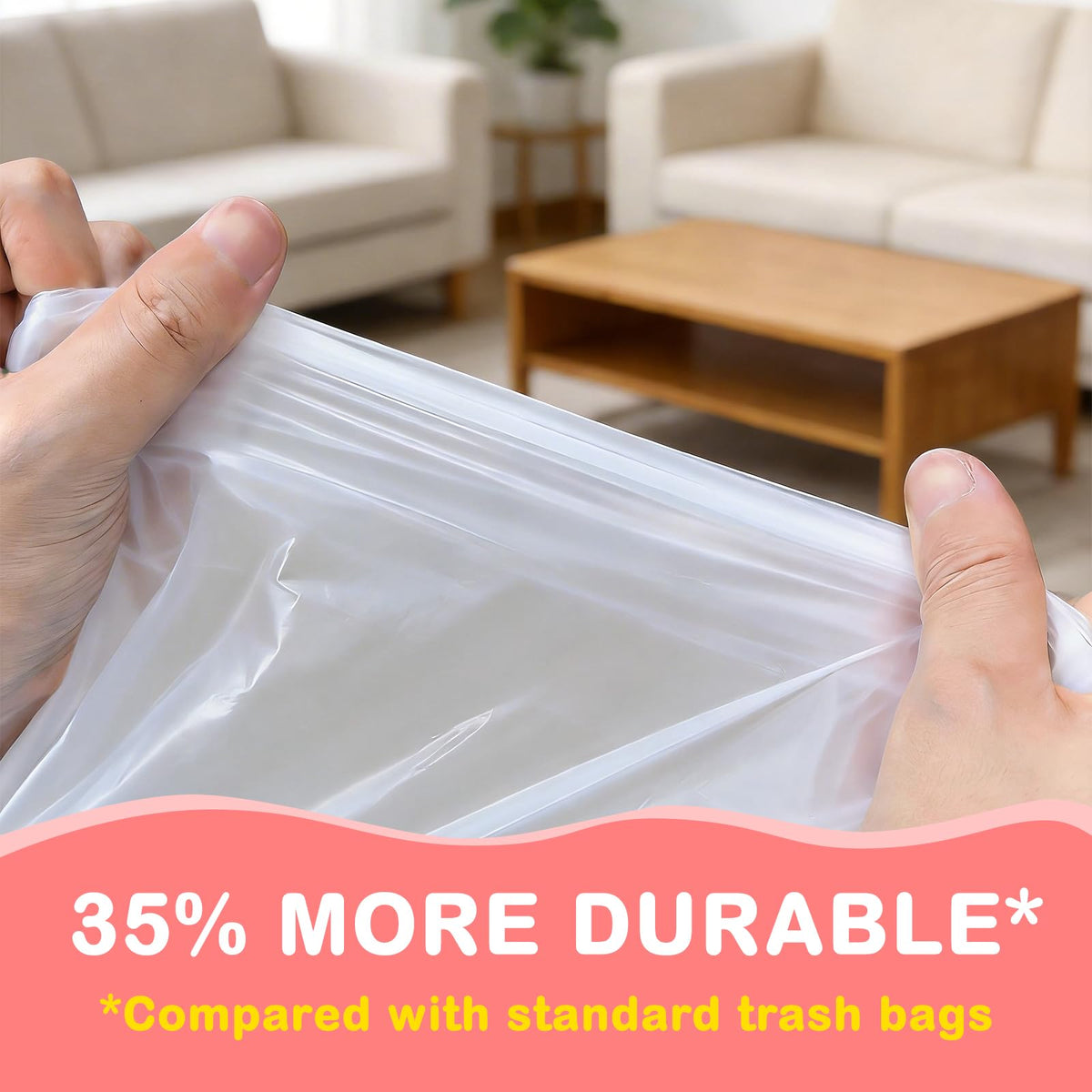 4 Gallon Scented Trash Bags with Drawstring A4418