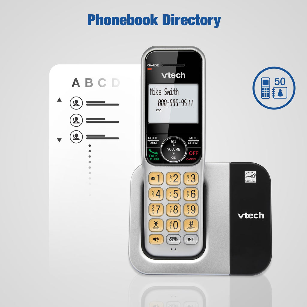 Cordless Phone System with Call Block E867061
