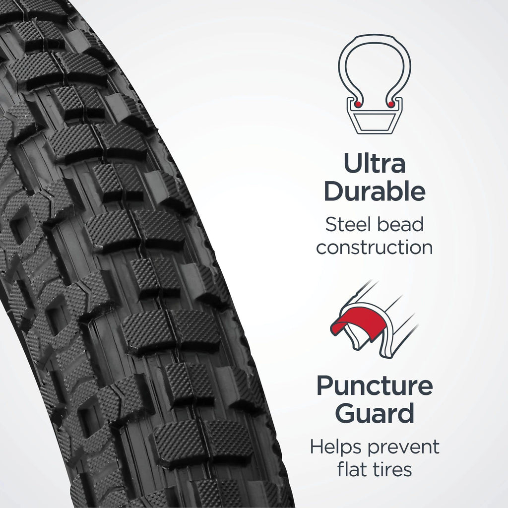 Black 20 x 2.12-Inch Bike Tire U895