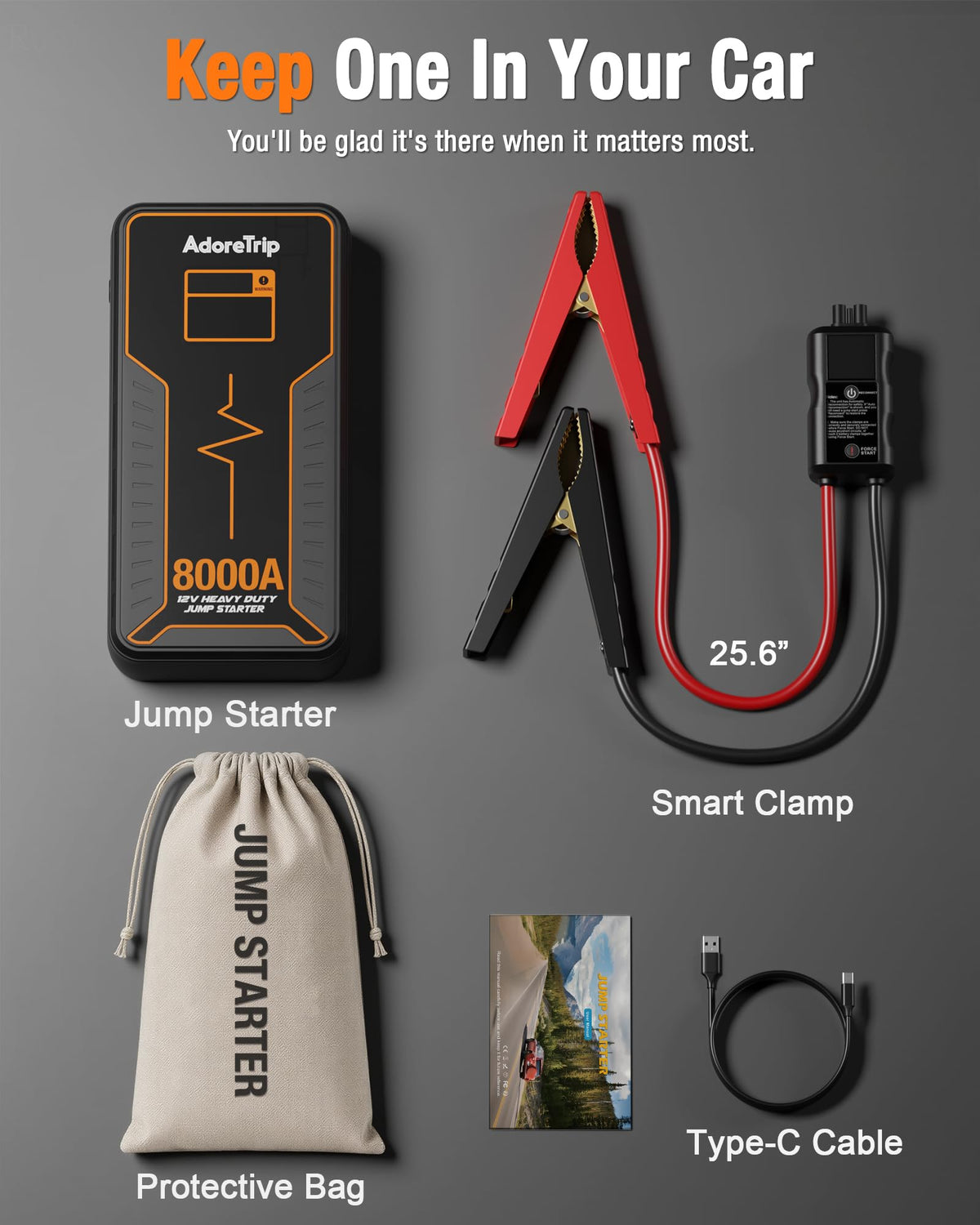 Portable 12v Car Jumper Starter Y608