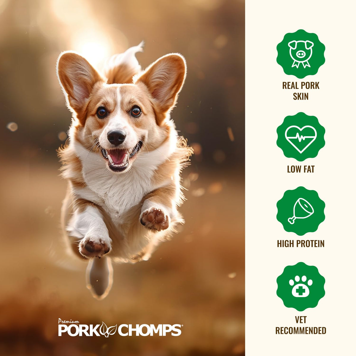 Roasted Pork Skin Dog Chews 6in Twists 15 Count X76965