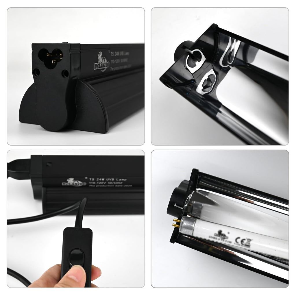 8W T5 UVB Lighting Combo Kit A2447