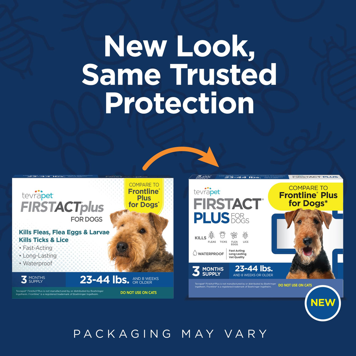 Flea and Tick Prevention for Dogs 23-44 lbs 3 Month Supply O3705