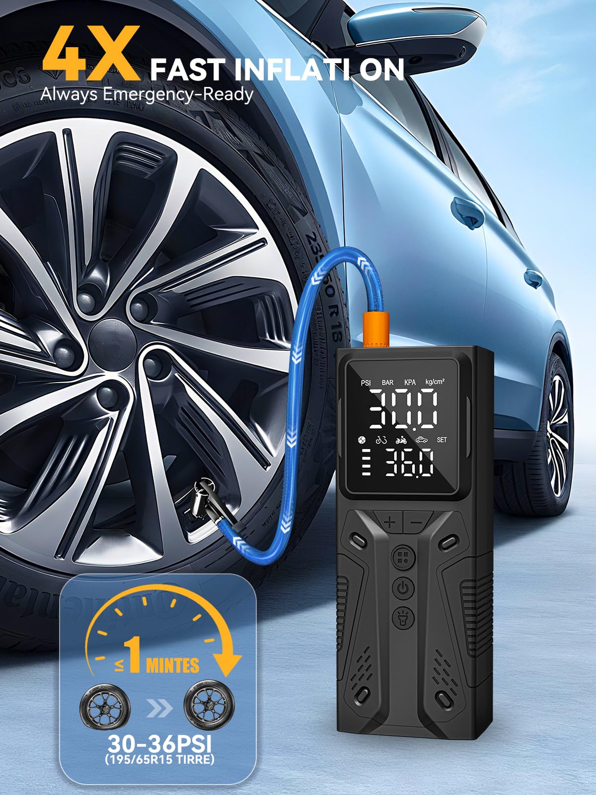 Portable Air Compressor 150PSI Auto Shut-Off U894