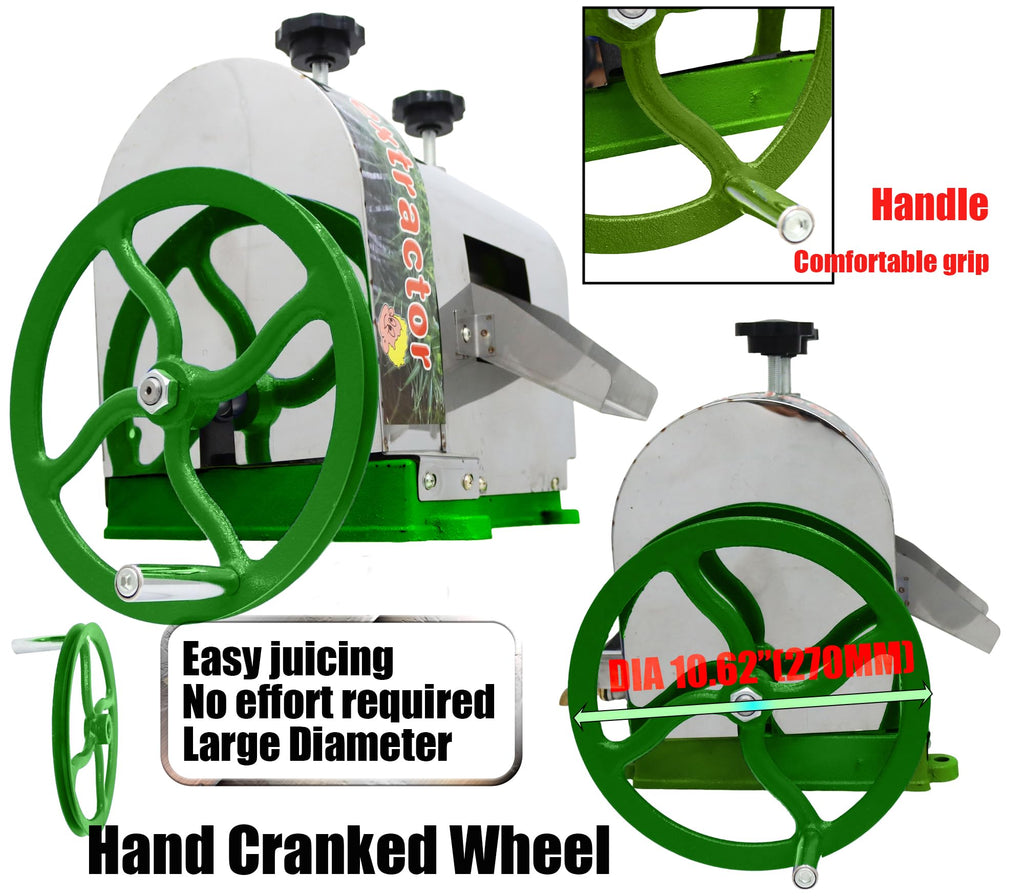 Manual Sugar Cane Juicer Machine with 2 Peeling Knives V5512