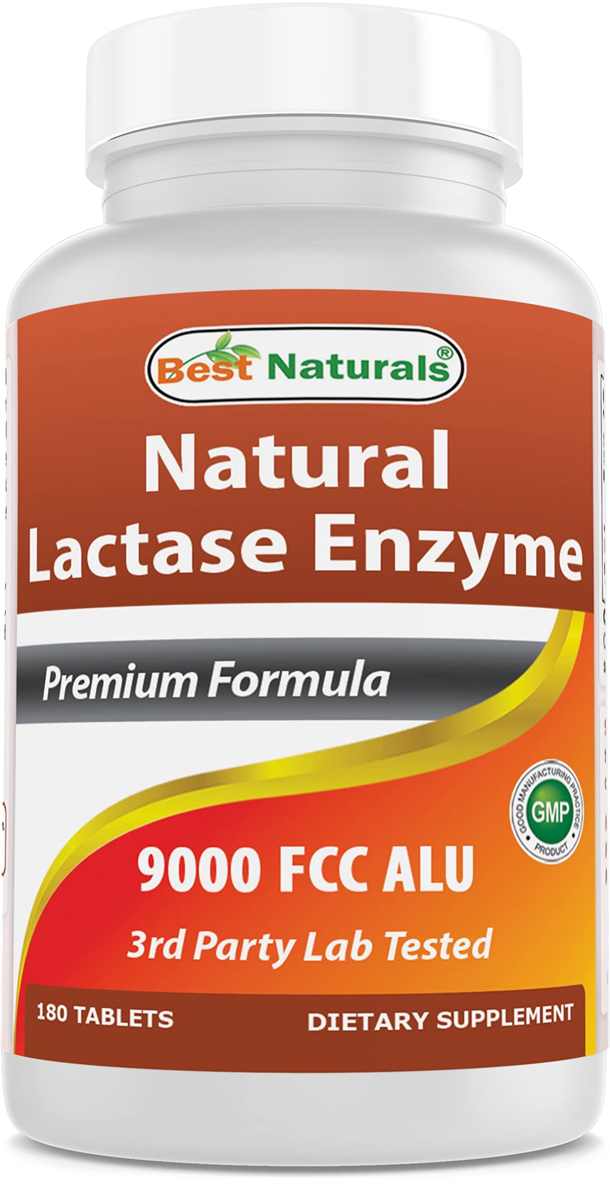 Lactose Intolerance Relief Tablets with Lactase Enzyme, 180 Count V7628