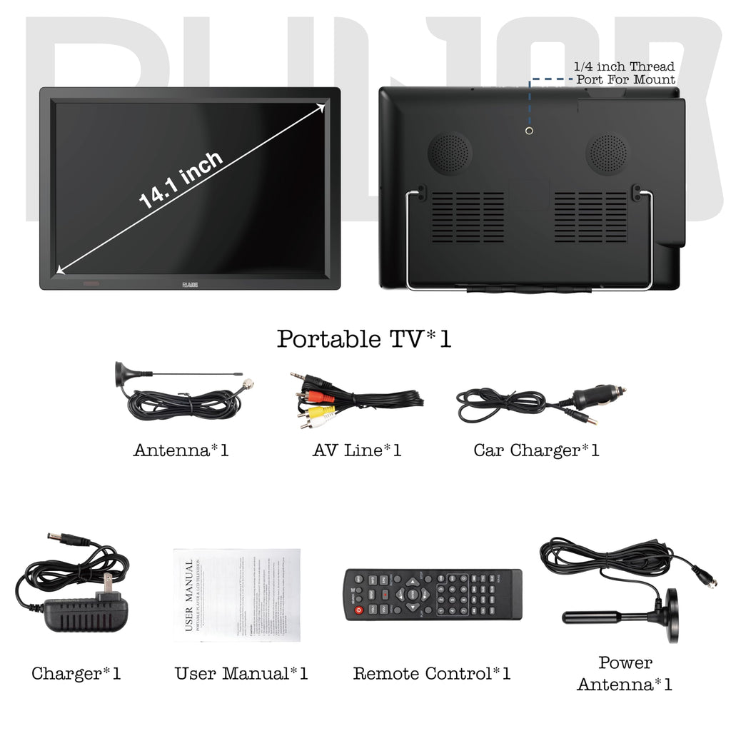14 Inch Portable TV with Digital Tuner J8220