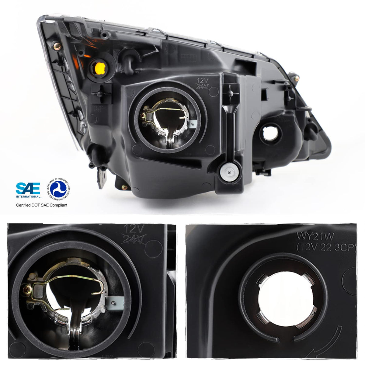 Black Headlights Pair X831