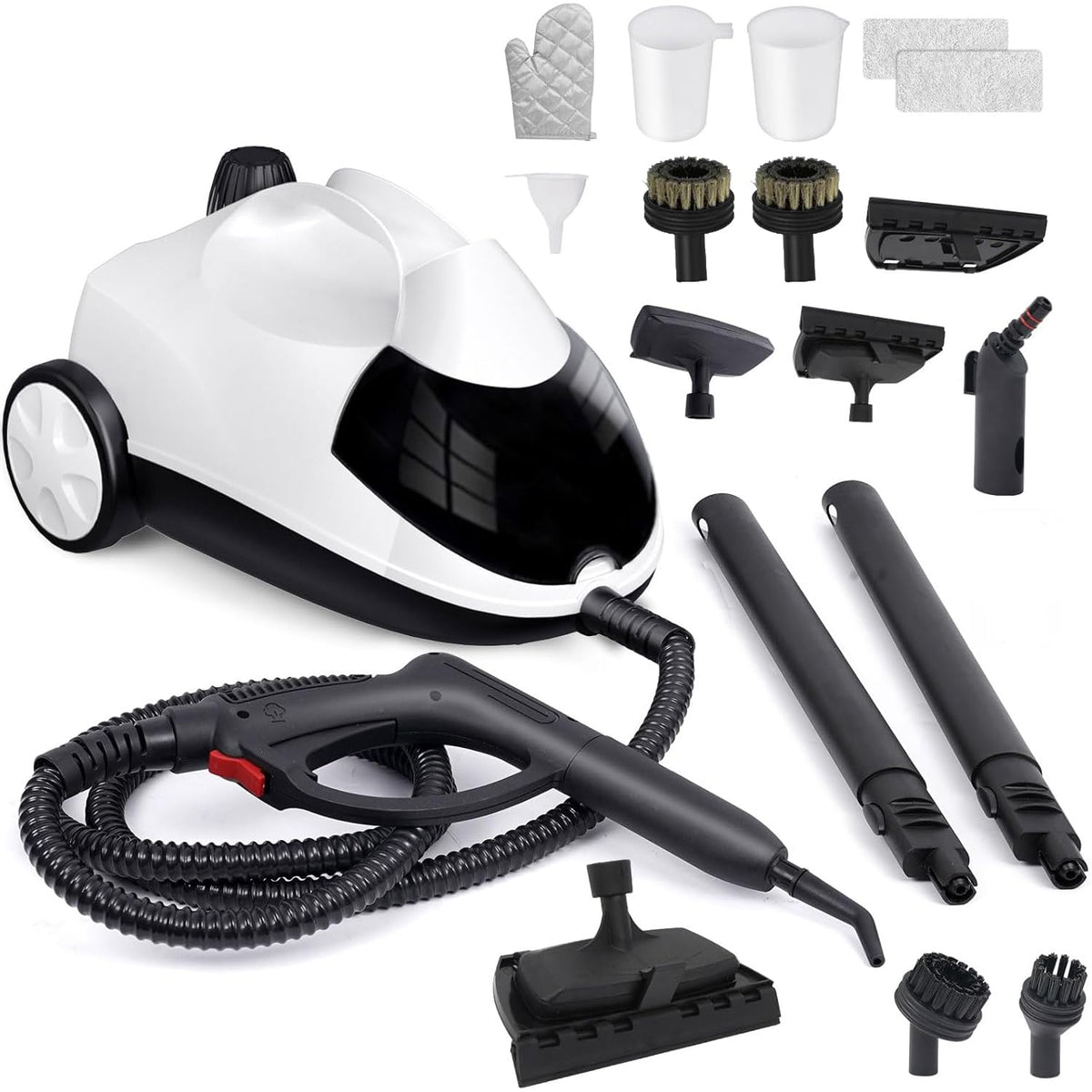 1.5L 6-in-1 Steam Cleaner with 8 Accessories Z416