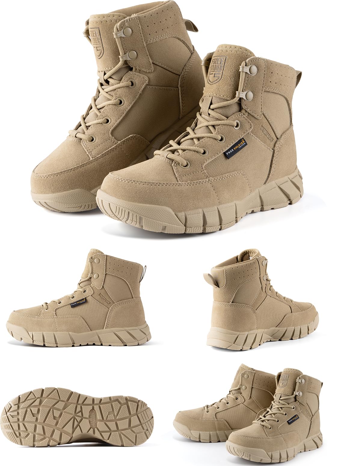 Women's 6 Inches Lightweight Waterproof Hiking Work Boots B175