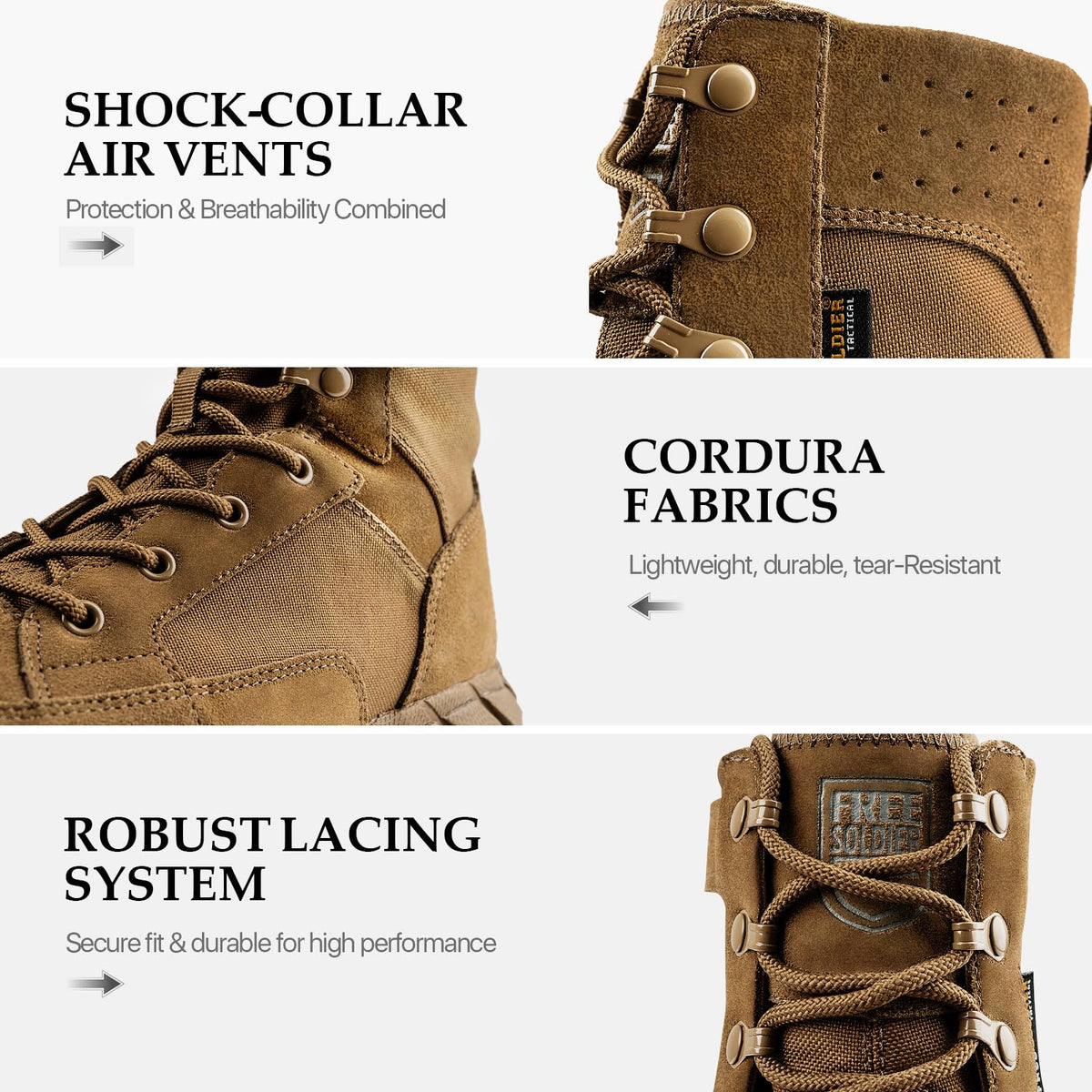 8" Zip Military Tactical Boot N8887