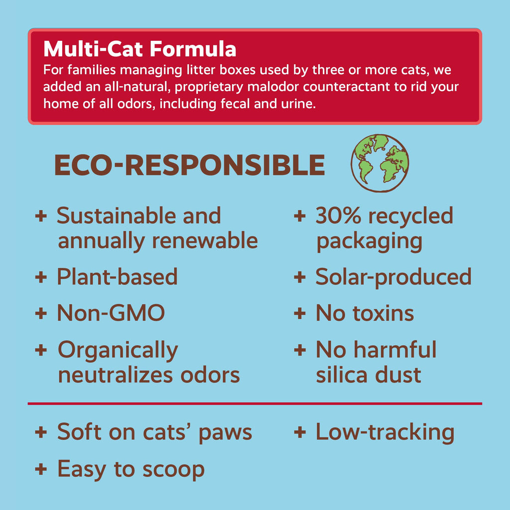 Unscented Walnut Shell Cat Litter 26 Lbs F373590
