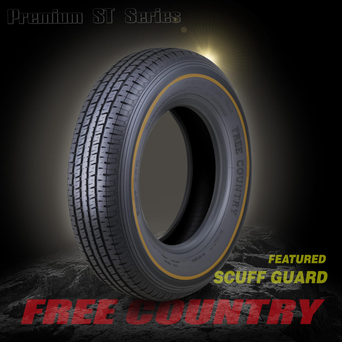 2 Premium Trailer Tires ST205/75R14 8PR LR D V50373