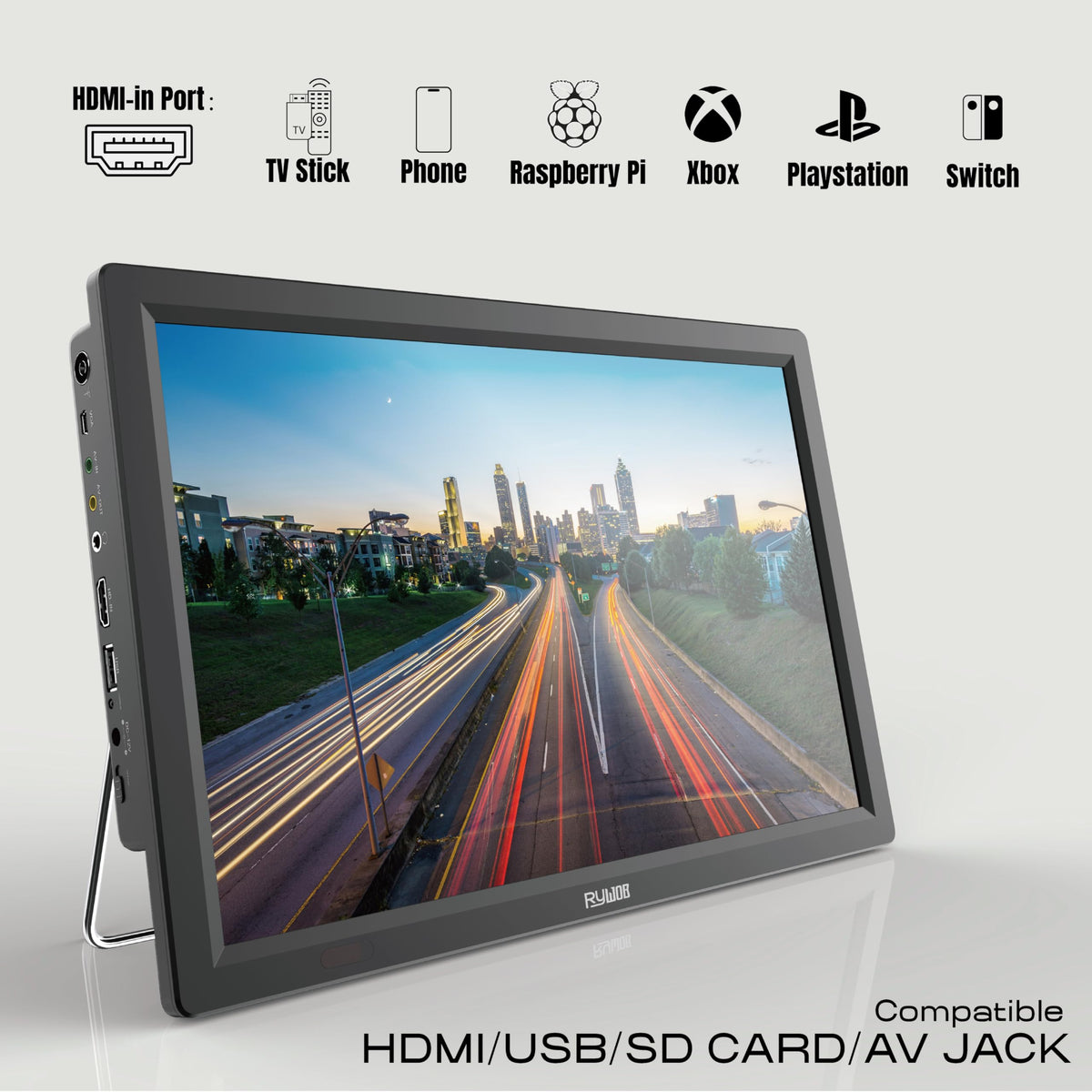 14 Inch Portable TV with Digital Tuner J8220