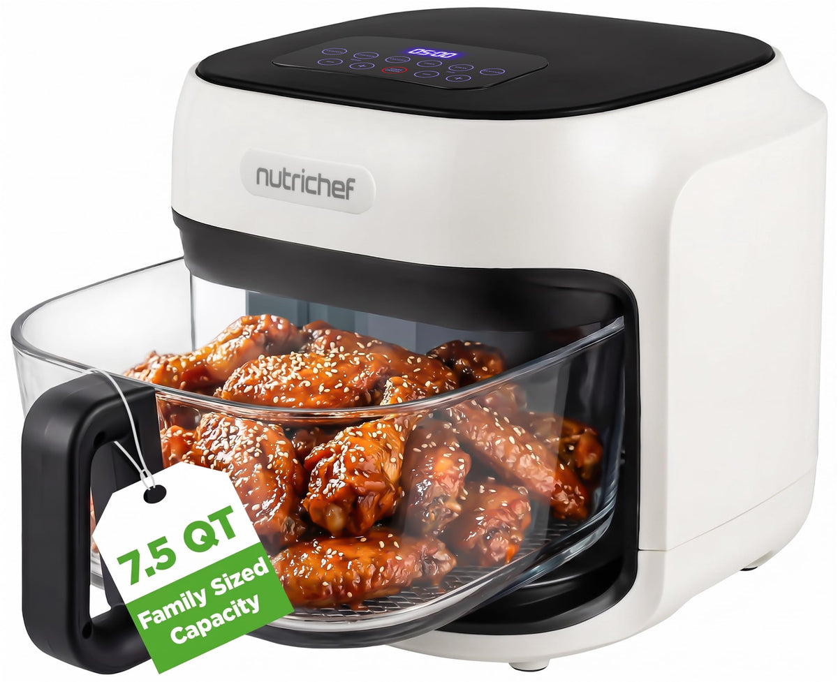 7.5 Quart Air Fryer with 6 Preset Cooking Modes A343773