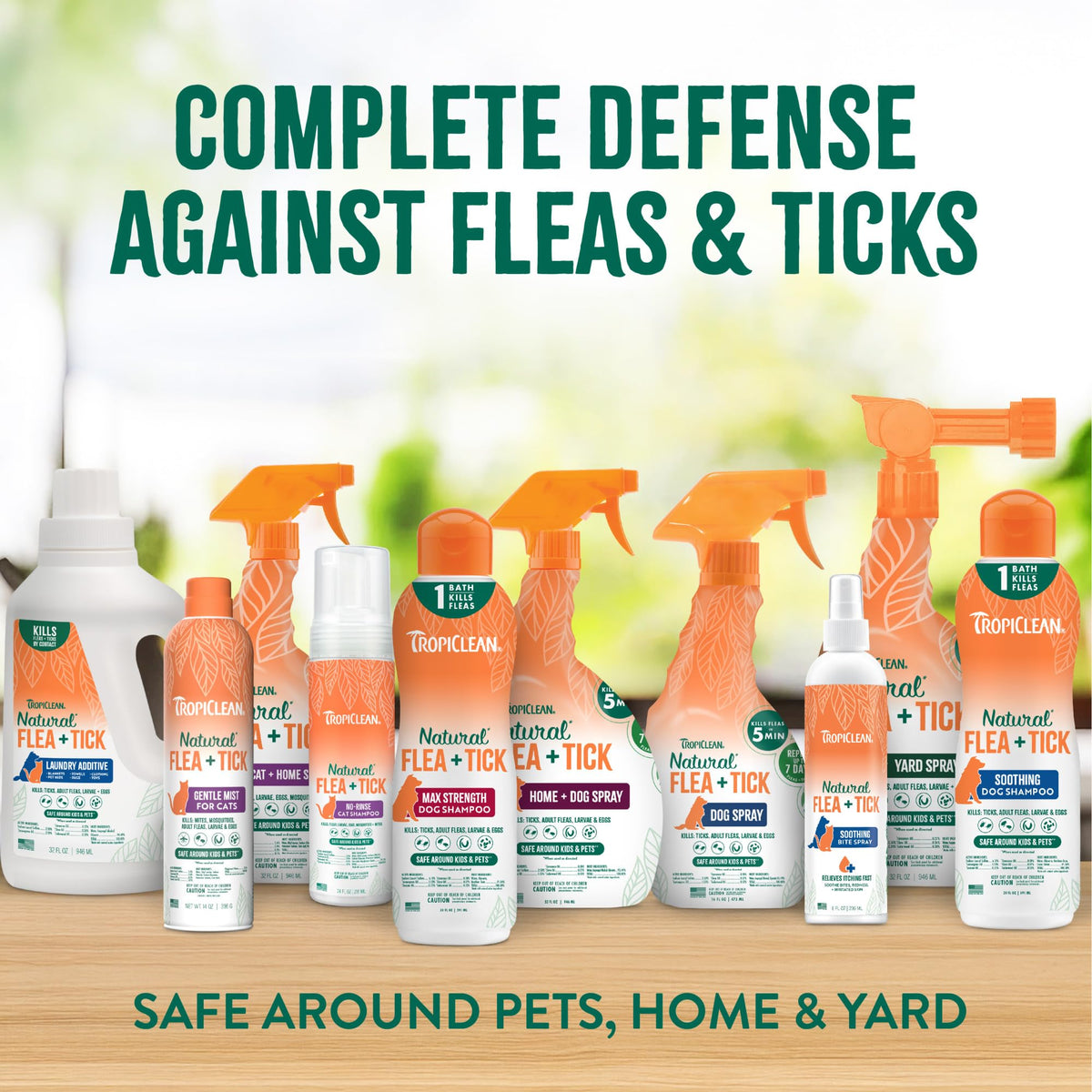 Waterless Flea and Tick Shampoo for Cats 7.4oz E1636