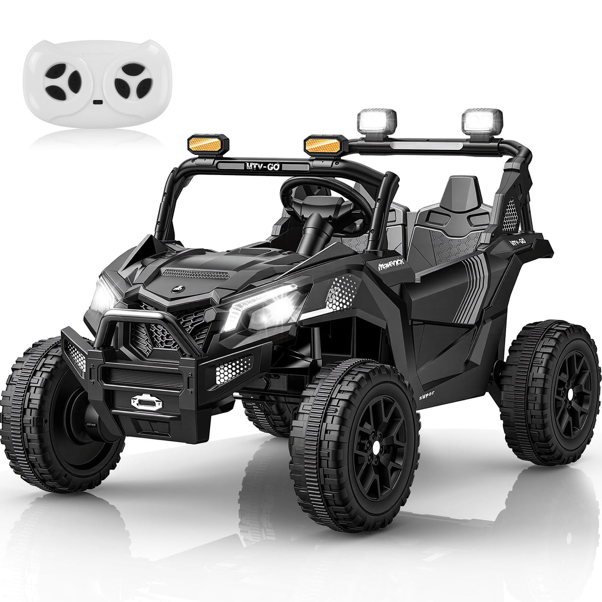 24V Black Ride on Car A646417
