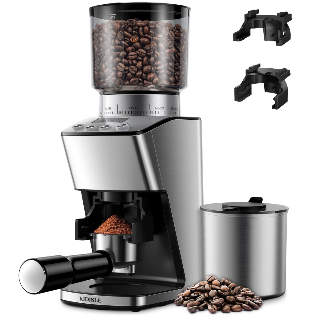 Electric Conical Burr Coffee Grinder with 51 Grind Settings C953574