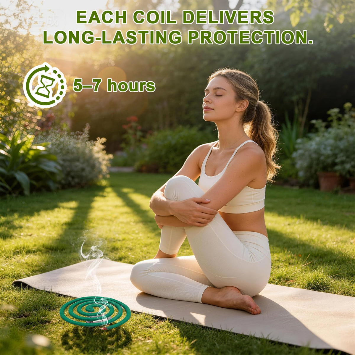Citronella Mosquito Repellent Coils Outdoor 40 Count D98012