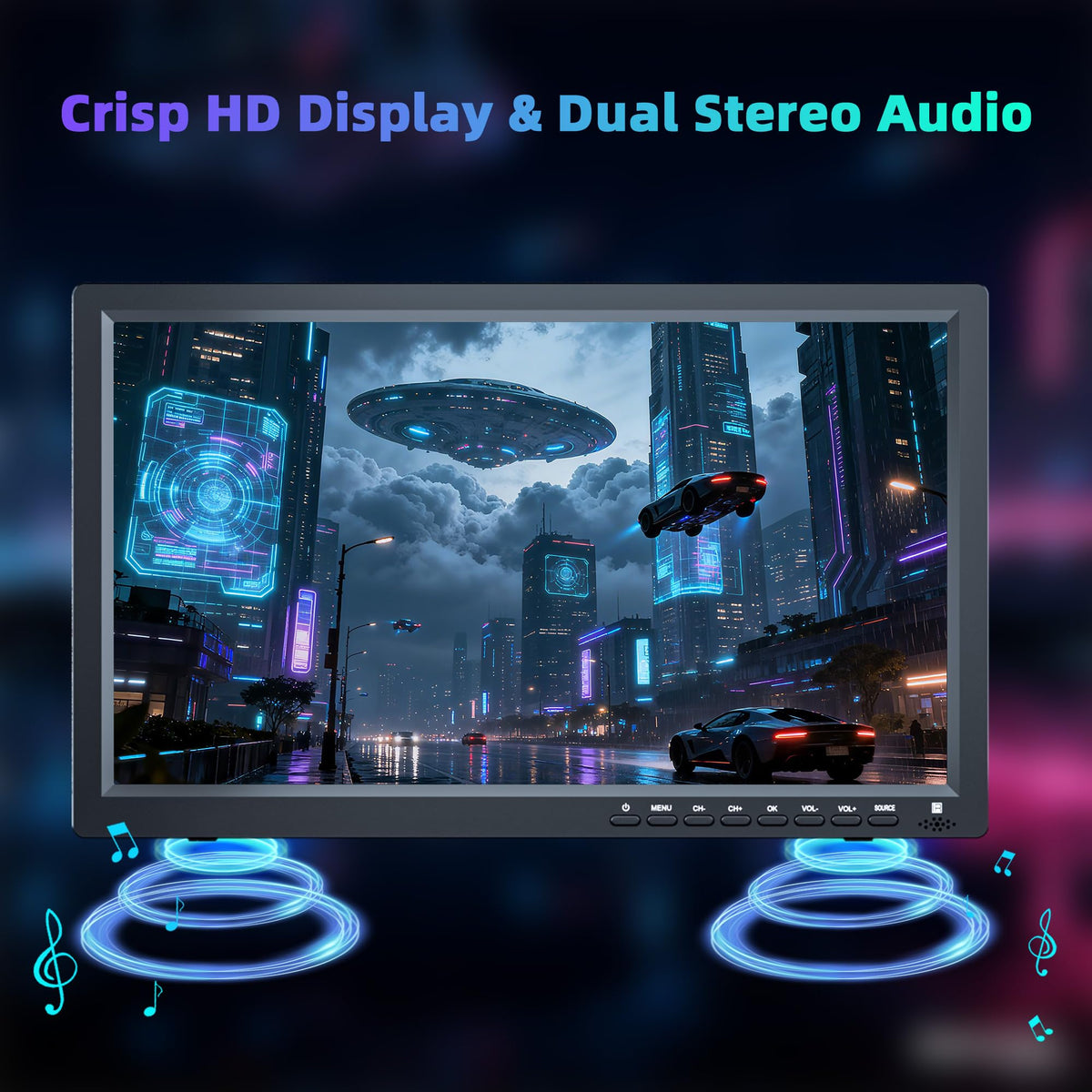 15.6 inch Portable TV with Antenna M25630