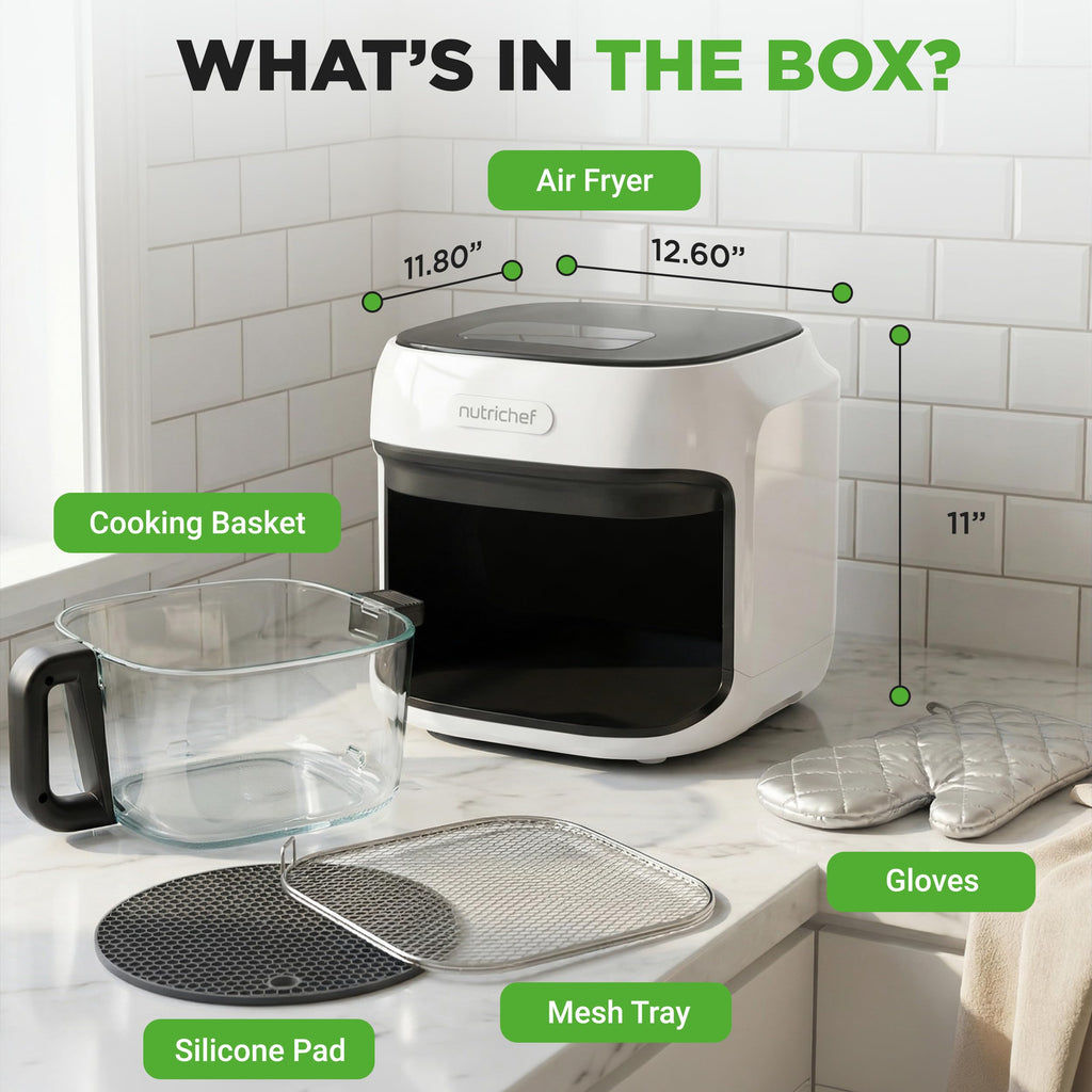 7.5 Quart Air Fryer with 6 Preset Cooking Modes A343773