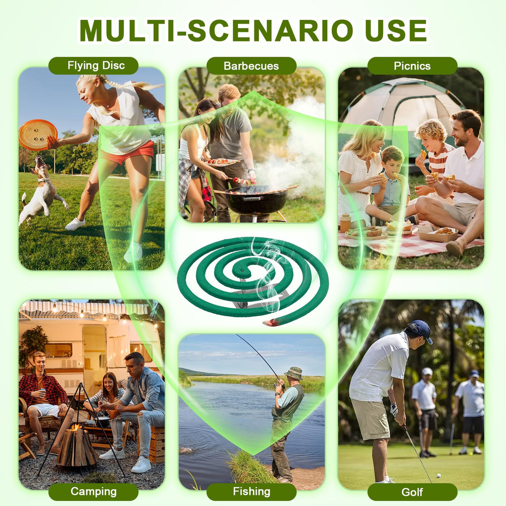 Citronella Mosquito Repellent Coils Outdoor 40 Count D98012