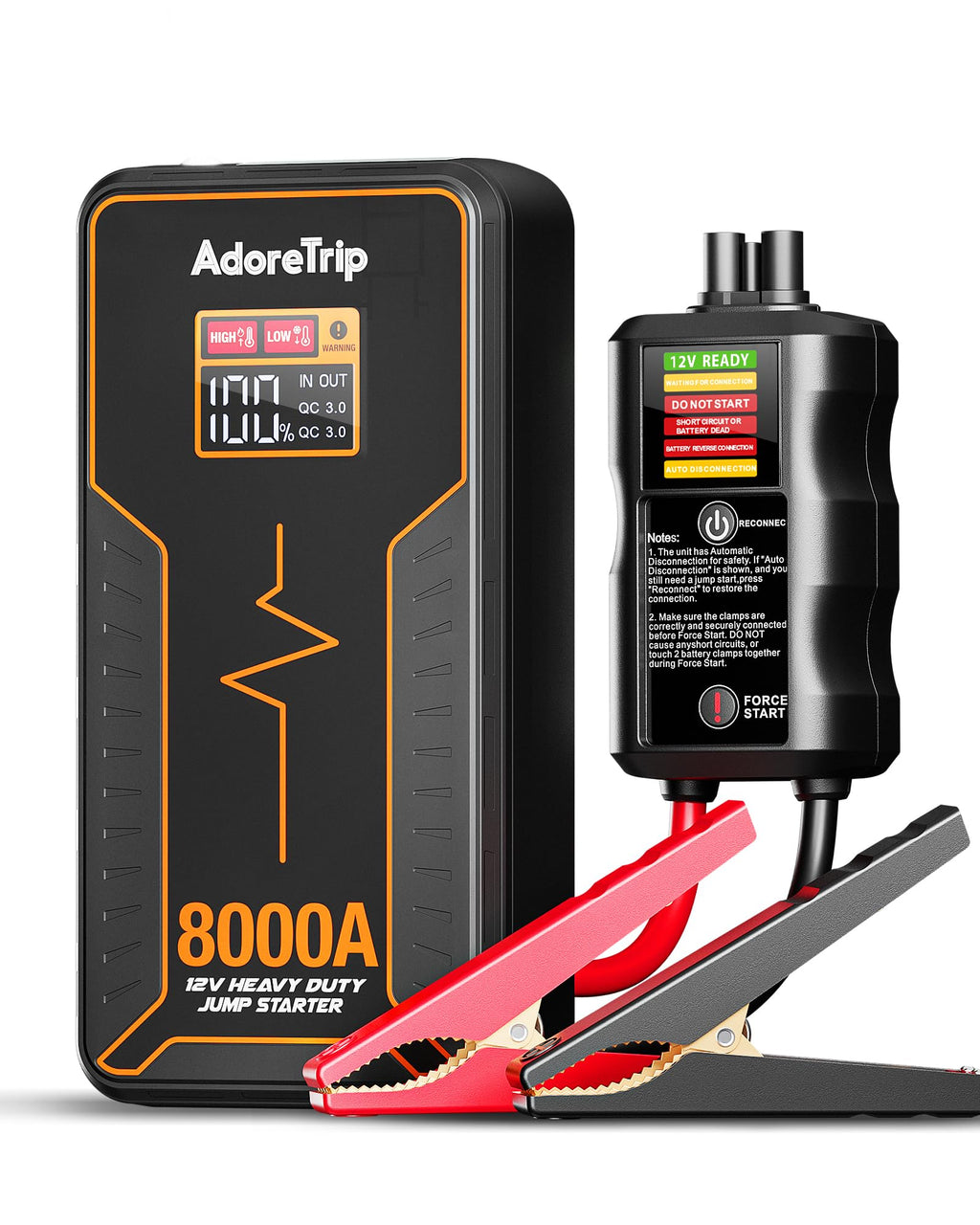 Portable 12v Car Jumper Starter Y608