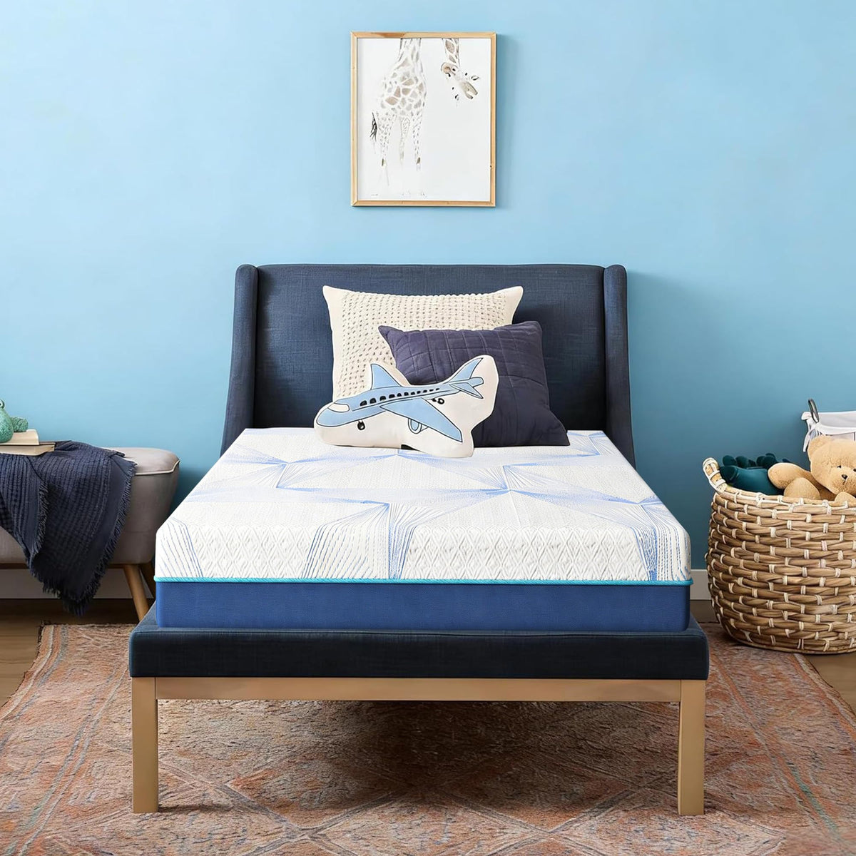 6 Inch Twin Gel Memory Foam Mattress T8344