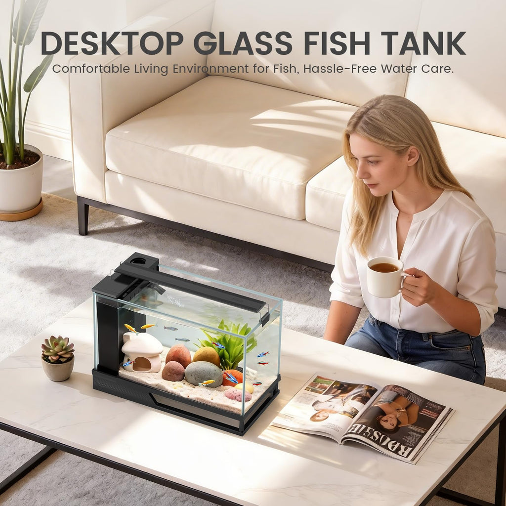 4 Gallon Aquarium Kit with Bottom Drainage L18989