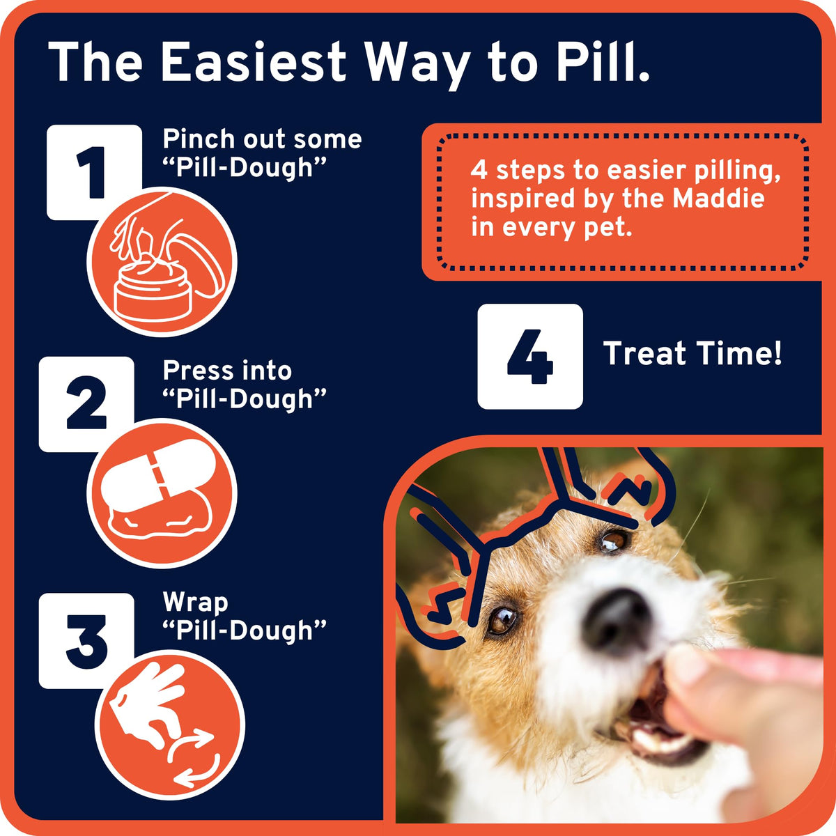 Pill-Dough Treat Paste Wrap for Dogs & Cats I114960