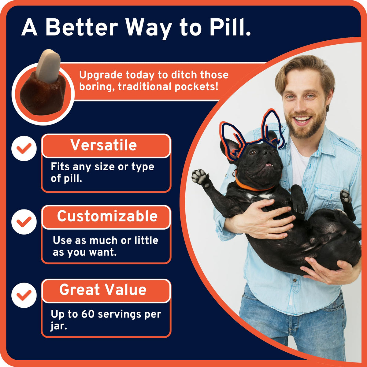Pill-Dough Treat Paste Wrap for Dogs & Cats I114960