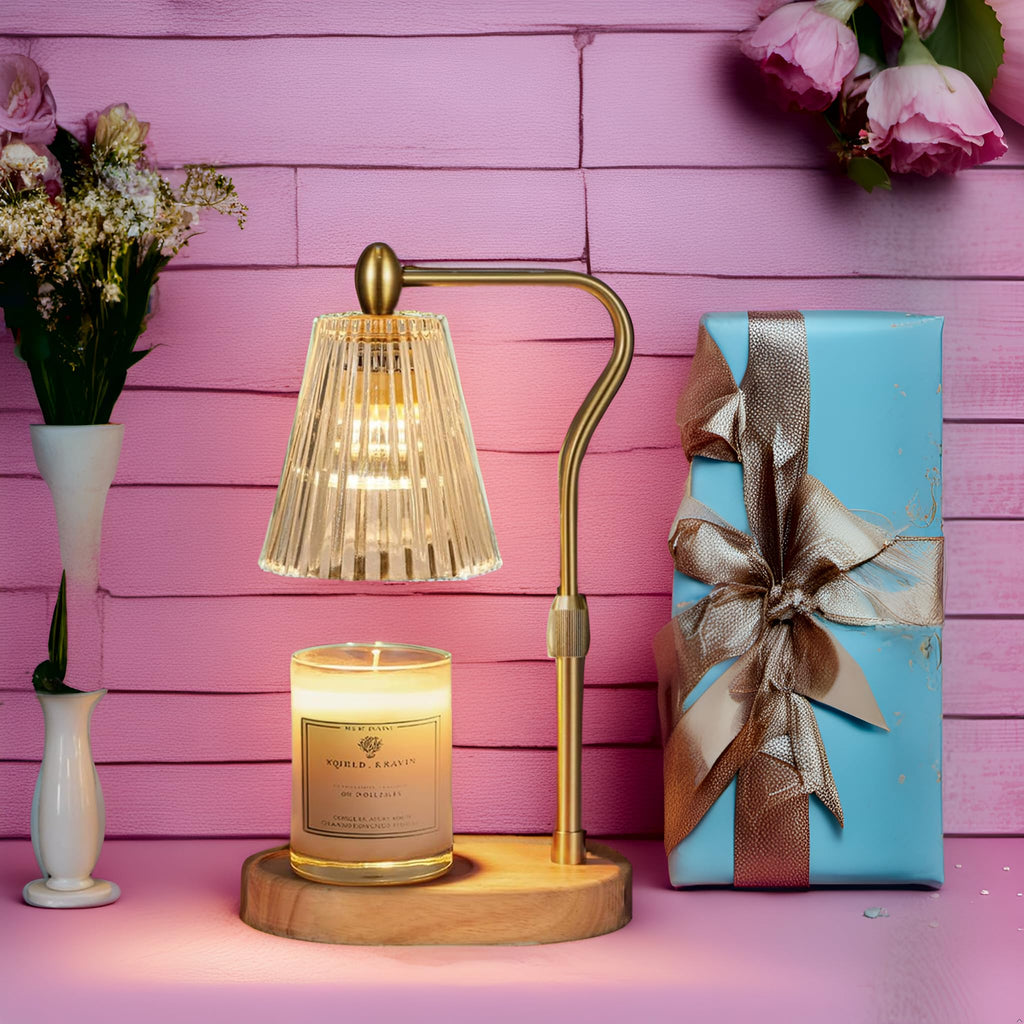 Candle Warmer Lamp with Timer and Dimmer Adjustable Height F997835